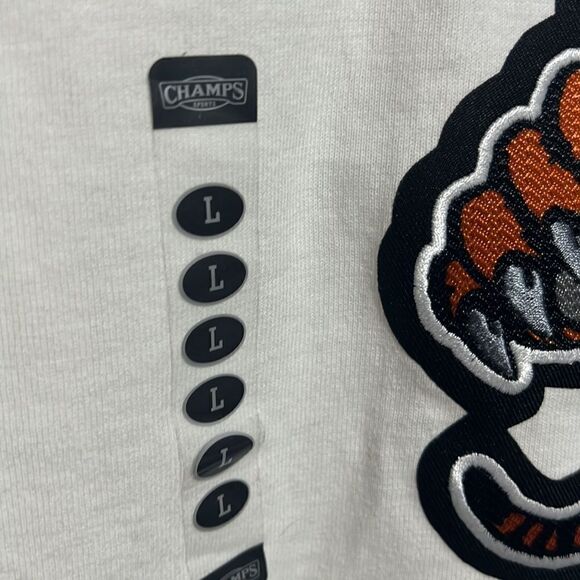 🔥🔥 Deadstock “NWT” CHAMPION HERITAGE TEE “Tiger” Embroidered - Men Sz Large - Picture 4 of 13
